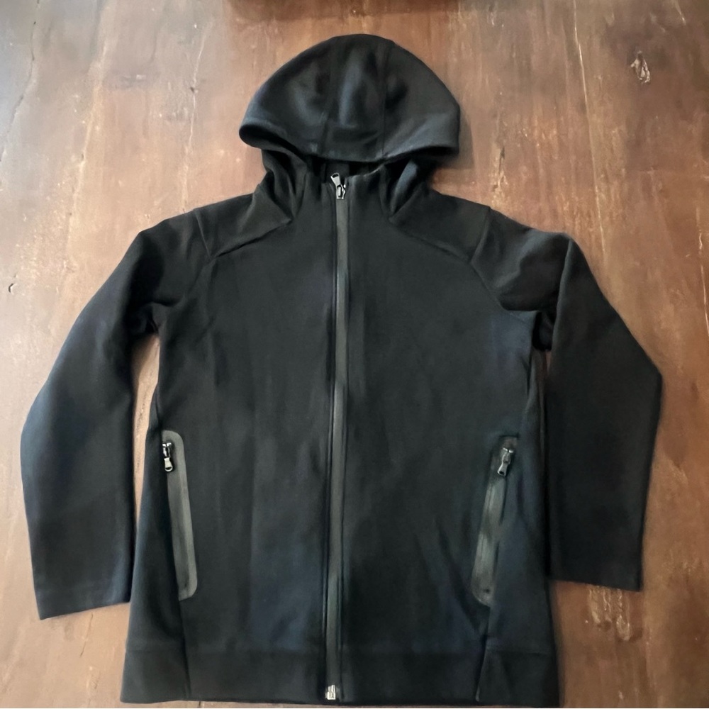 Youth Old Navy Active Dynamic Fleece Jacket in Black